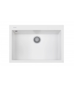 foto del prodotto plados one standard lavello montato su piano rettangolare