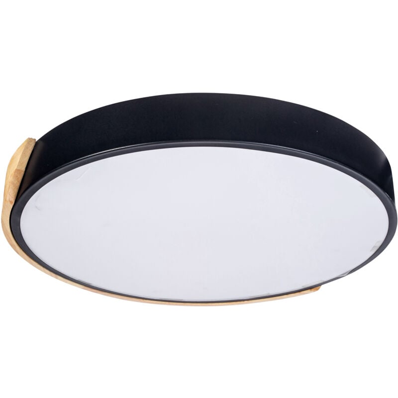 foto del prodotto plaf n de techo pinta de aluminio y madera ip20 19w led 4000k 40cm