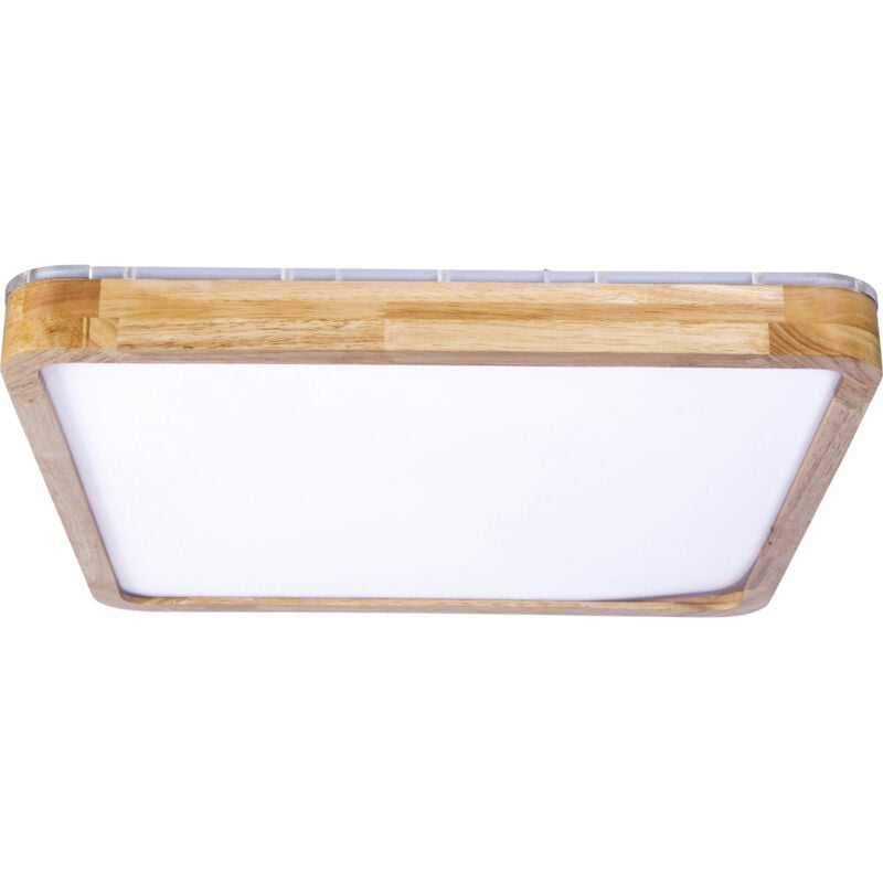 foto del prodotto plaf n led 11.2w blanco neutro 4000k madera clara para interior de techo en dormitorio, sal n, comedor