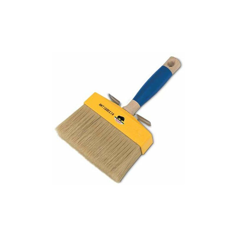 foto del prodotto plafonetta in setola bionda manico legno gomma cinghiale cm 15 x 5