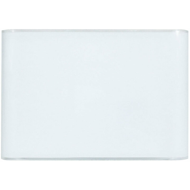foto del prodotto plafoniera 2xe27 montatura bianca vetro lastra bianco e energy altea