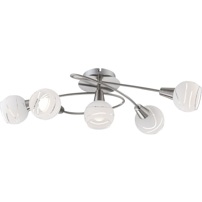 foto del prodotto plafoniera 5 fiamme illuminazione lampada ip20 globo 54341 5o