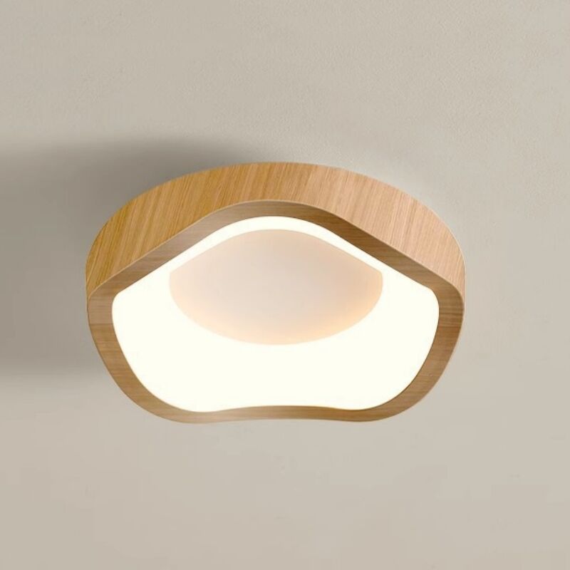 foto del prodotto plafoniera a led 10w lampada da soffitto metallo e acrilica illuminazione da ufficio semi incassato luce bianco caldo