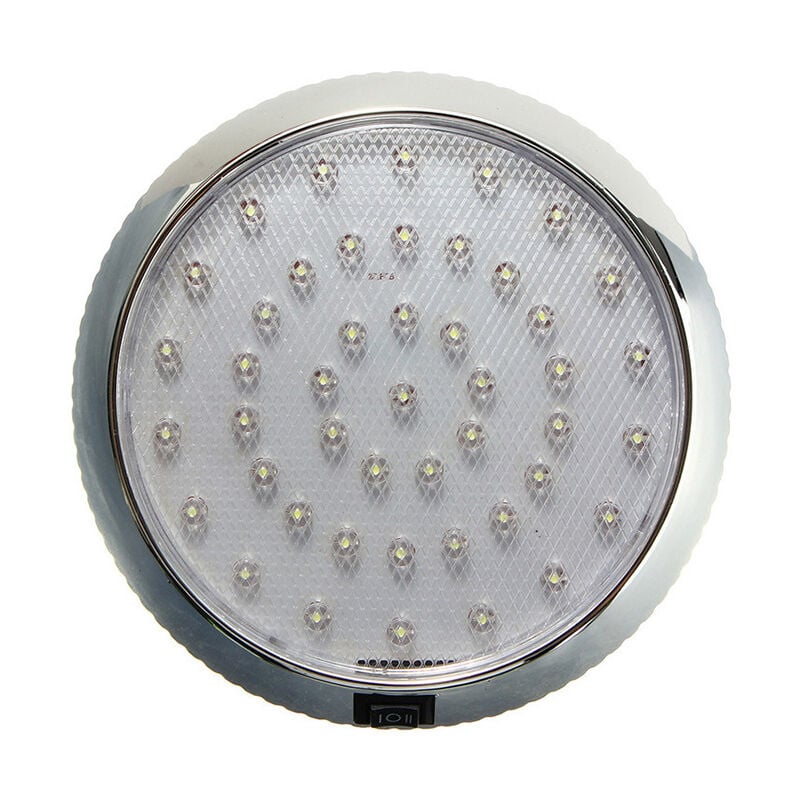 immagine 0 del prodotto plafoniera a led, 12 v, lampada da soffitto interna per auto, per camper, roulotte, camper, rimorchi, camion, veicoli, barche, con 46 luci a led,