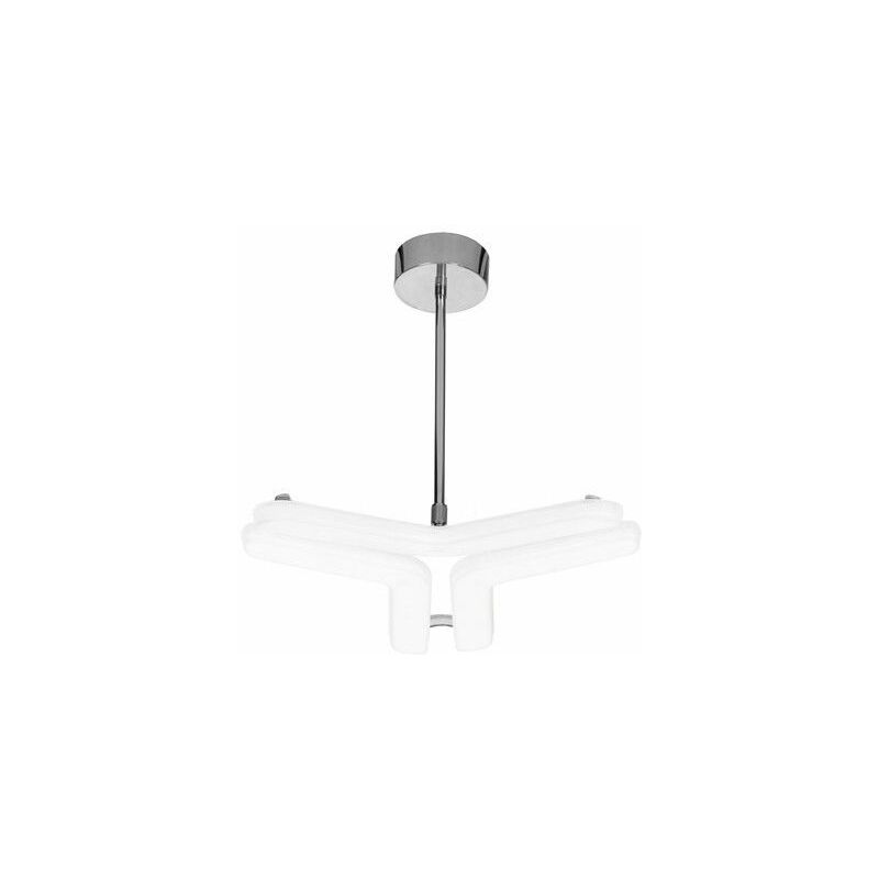 foto del prodotto plafoniera a led boomerang 3 luci 45w cristalrecord 99 613 11 001