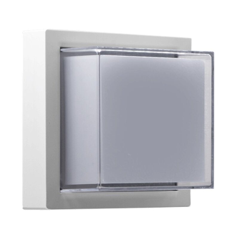 foto del prodotto plafoniera a led century pura square 10w 3000k bianca pasbi 101630