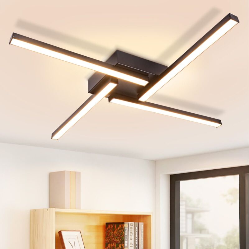 foto del prodotto plafoniera a led gbly lampada da soggiorno bianca 24 w lampada da camera dal design moderno 3000 k bianco caldo non sovrapposta illuminazione da