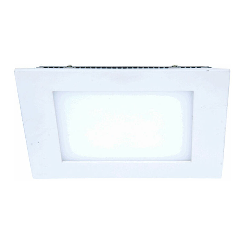 foto del prodotto plafoniera a led pannello da incasso quadrato luce da incasso bianco pannello lampada da soggiorno, alluminio, 8w 720lm bianco freddo, lxpxh 12x12x2