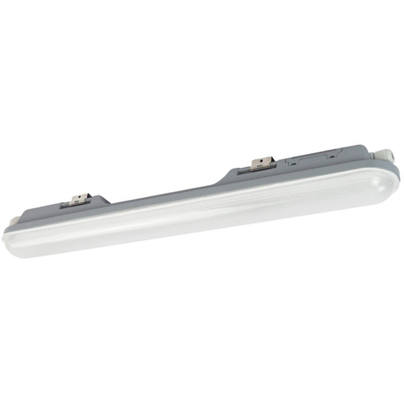 foto del prodotto plafoniera a led per esterno lampada neon tubo da soffitto 36 watt 120 cm impermeabile ip65 luce fredda 6500k