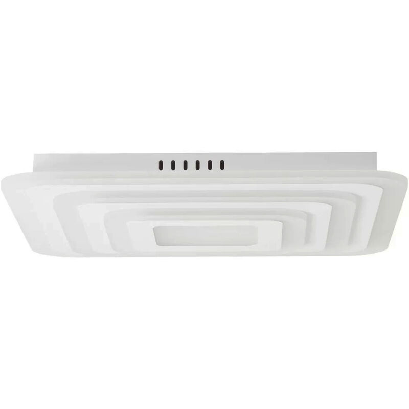 foto del prodotto plafoniera a led quadrata a tripla colorazione di luce lampadario 64 watt lampada da soffitto