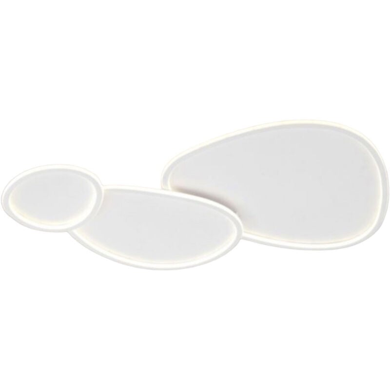 immagine 0 del prodotto plafoniera a led tre ovali a tripla colorazione di luce 100 watt lampada da soffitto