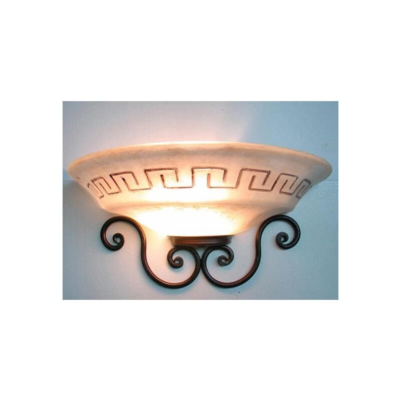 foto del prodotto plafoniera a mezza coppa atena lanterna applique lampione lampade