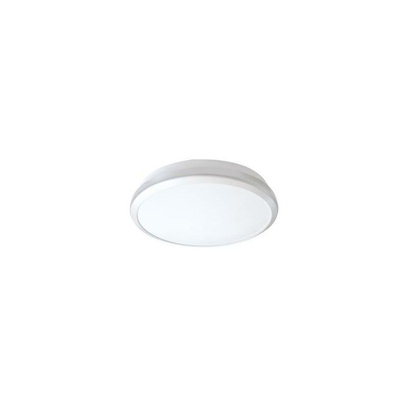 foto del prodotto plafoniera a parete o soffitto con lampada led inclusa mareco aldebaran, 34,5w, colore luce bianca naturale 4000k, colore decorazione bianco. mao