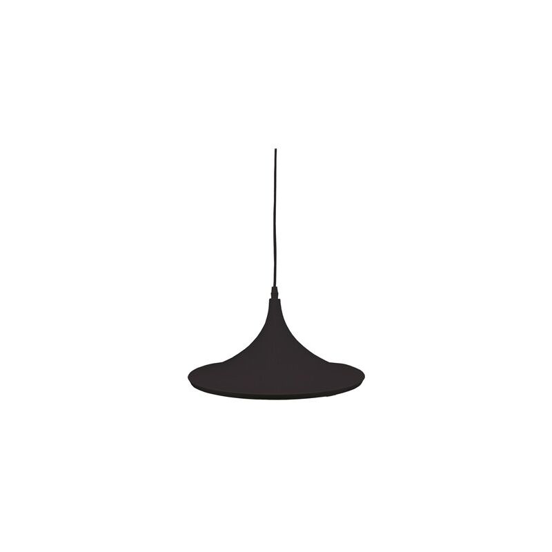 foto del prodotto plafoniera a sospensione serie bauchi e27 40w massimo 230v ip20 35cm colore nero e bronzo