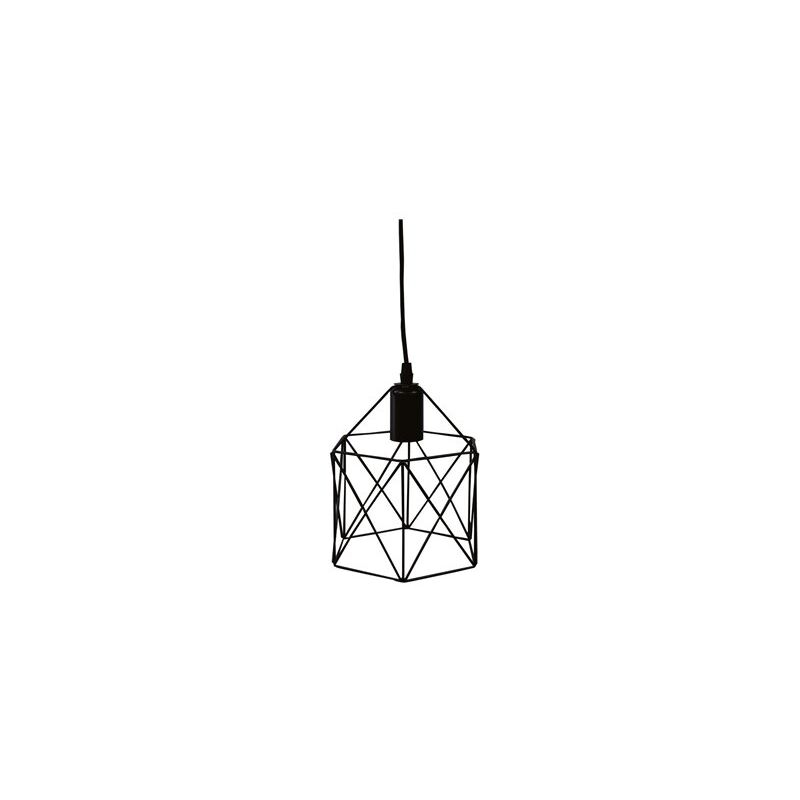 foto del prodotto plafoniera a sospensione serie carnot e27 40w massimo 230v ip20 20cm colore nero