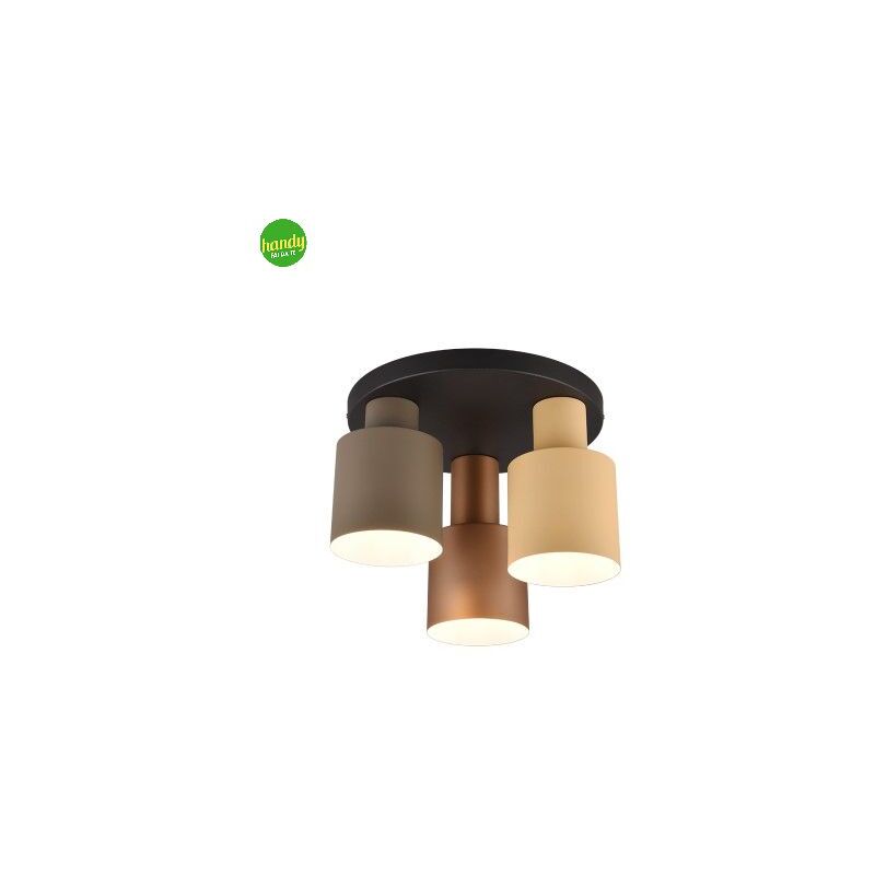 foto del prodotto plafoniera agudo trio lighting 3xe27 multicolor