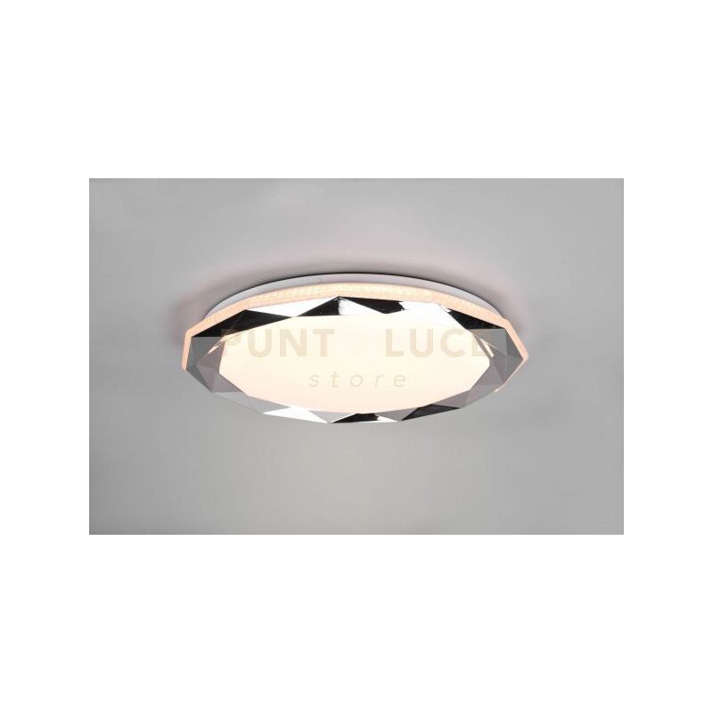 foto del prodotto plafoniera ando led wiz bordo cromato r65101006