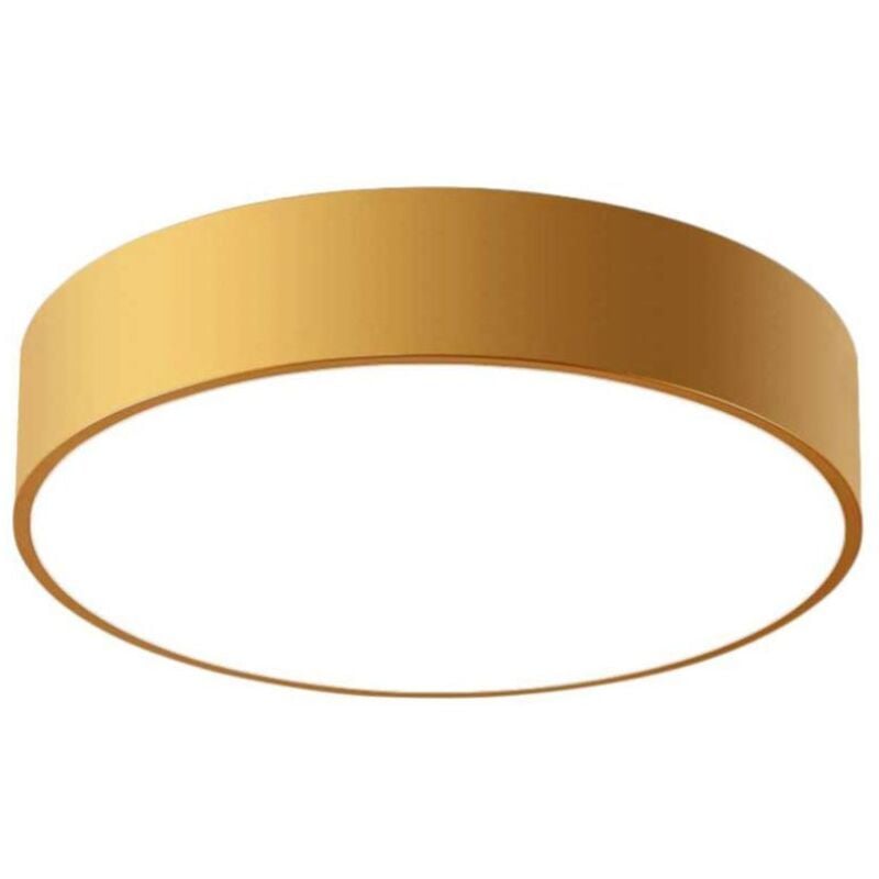 foto del prodotto plafoniera app872 c classico oro 30cm tondo 3 punti luce e27 30x8cm