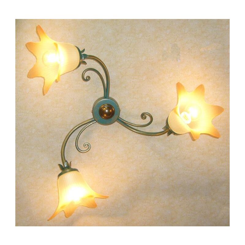 foto del prodotto plafoniera applique da muro nuvola lampade lampioni lanterne applique verde oro