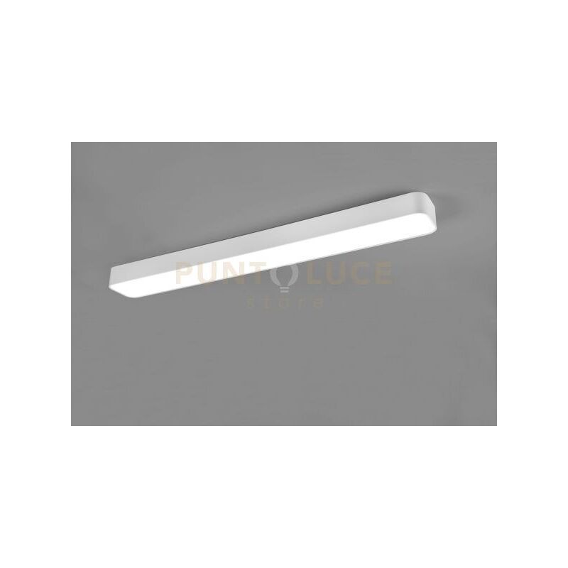 foto del prodotto plafoniera asterion led rettangolore 120x15 bordo bianco r62451931