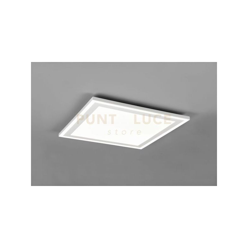 foto del prodotto plafoniera carus led quadrata bordo bianco r67214331