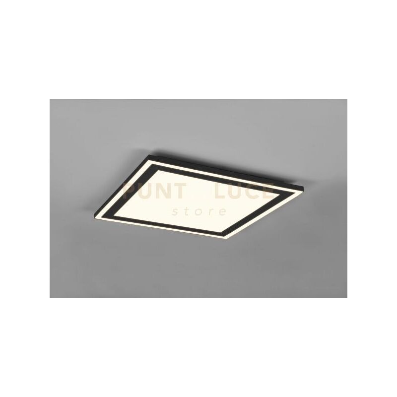 foto del prodotto plafoniera carus led quadrata bordo nero r67214332