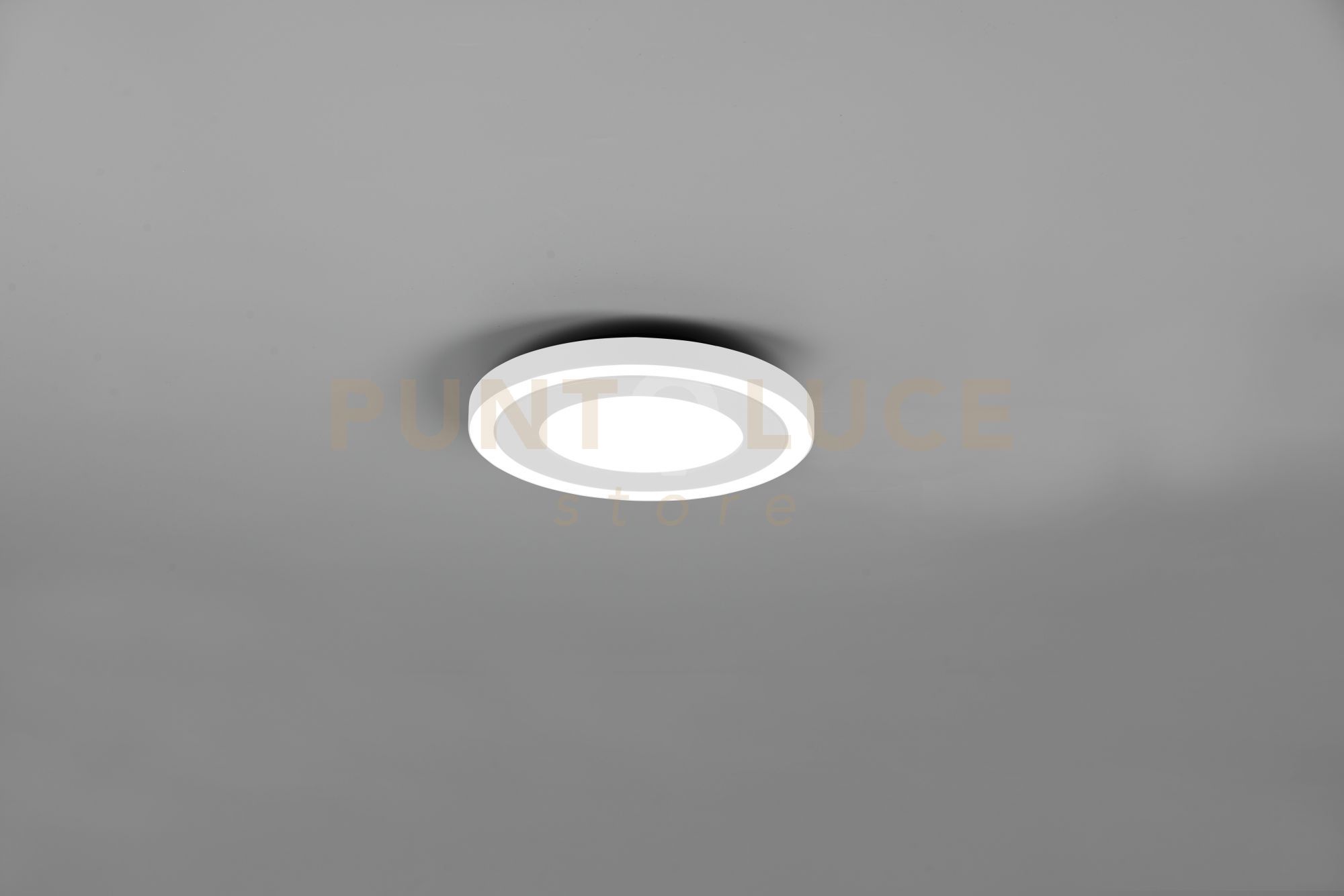 foto del prodotto plafoniera carus led rotonda bordo bianco r67222031