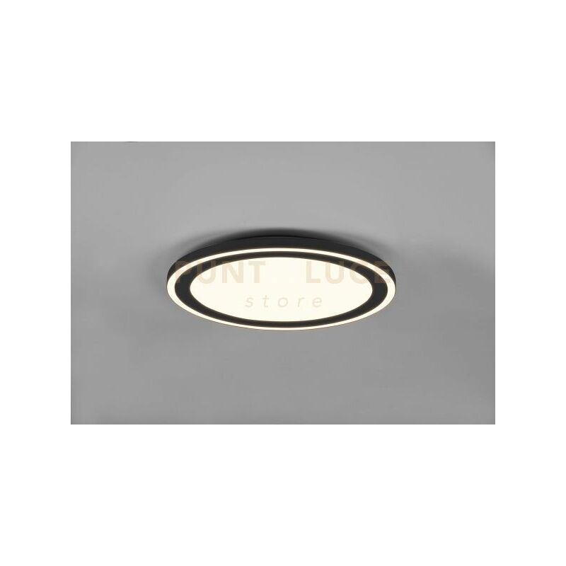 foto del prodotto plafoniera carus led rotonda bordo nero r67224332