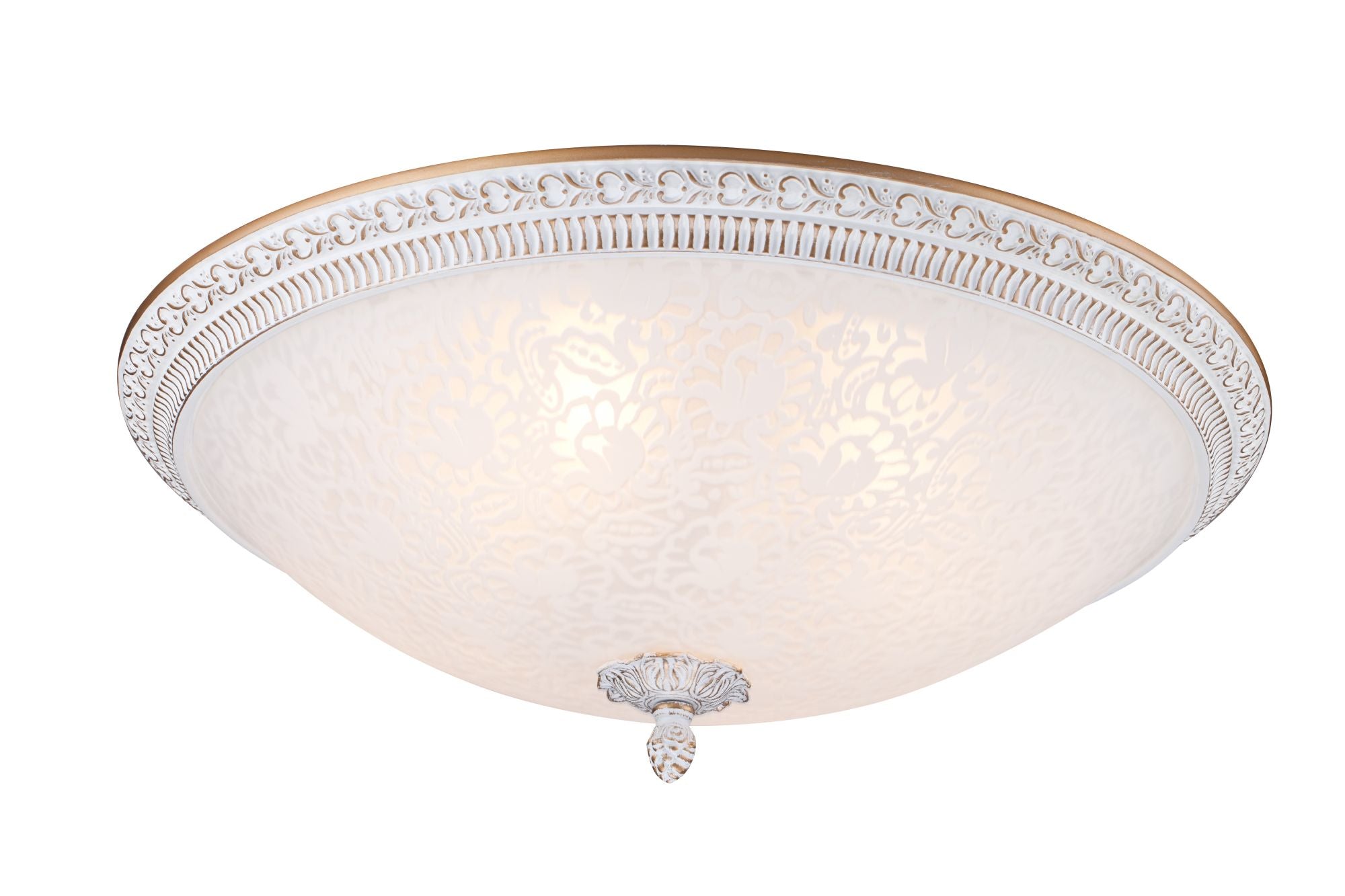 foto del prodotto plafoniera ceiling amp wall in metallo pascal bianco con oro
