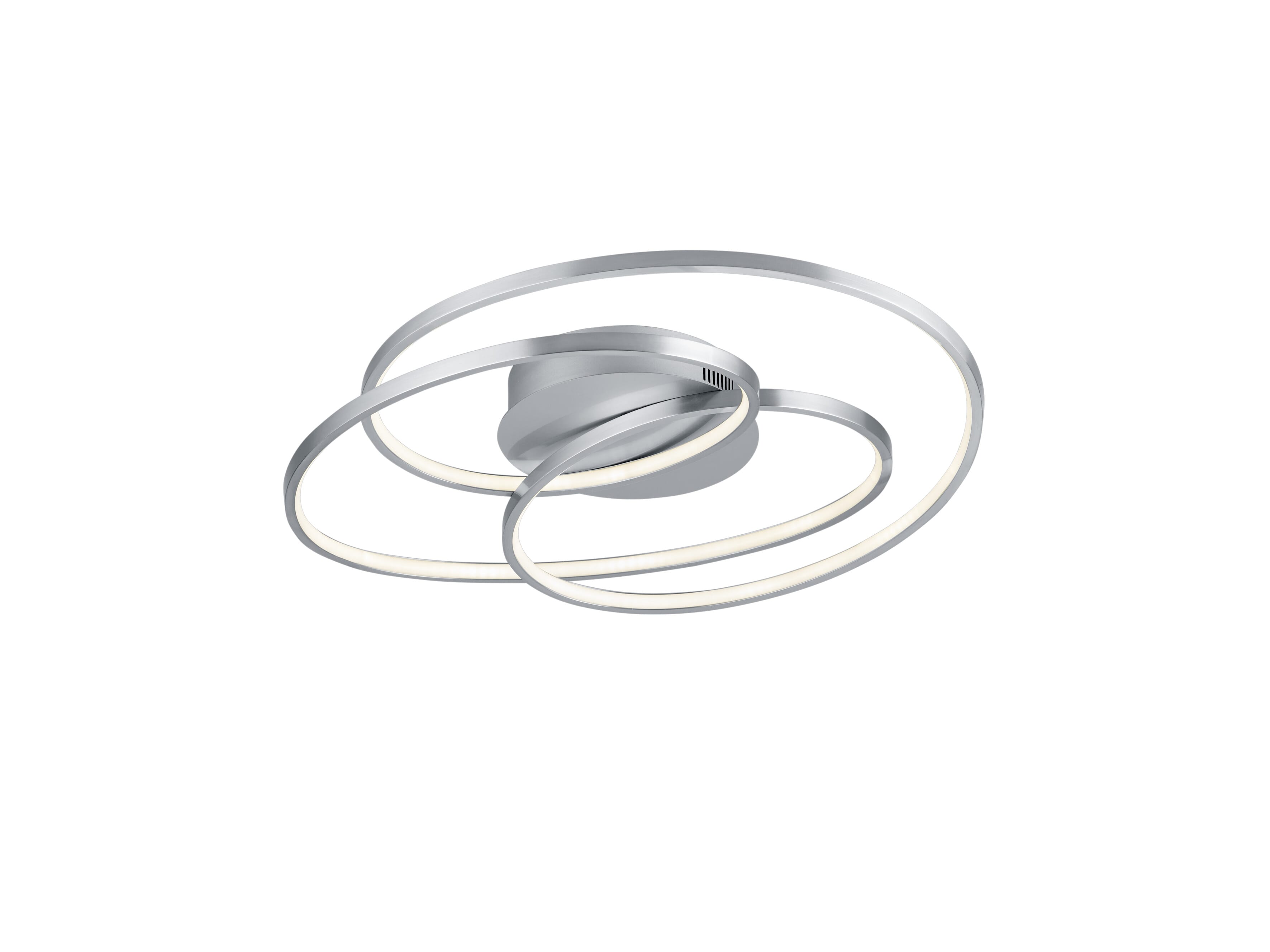 foto del prodotto plafoniera cerchi concentrici led rivoli nichel