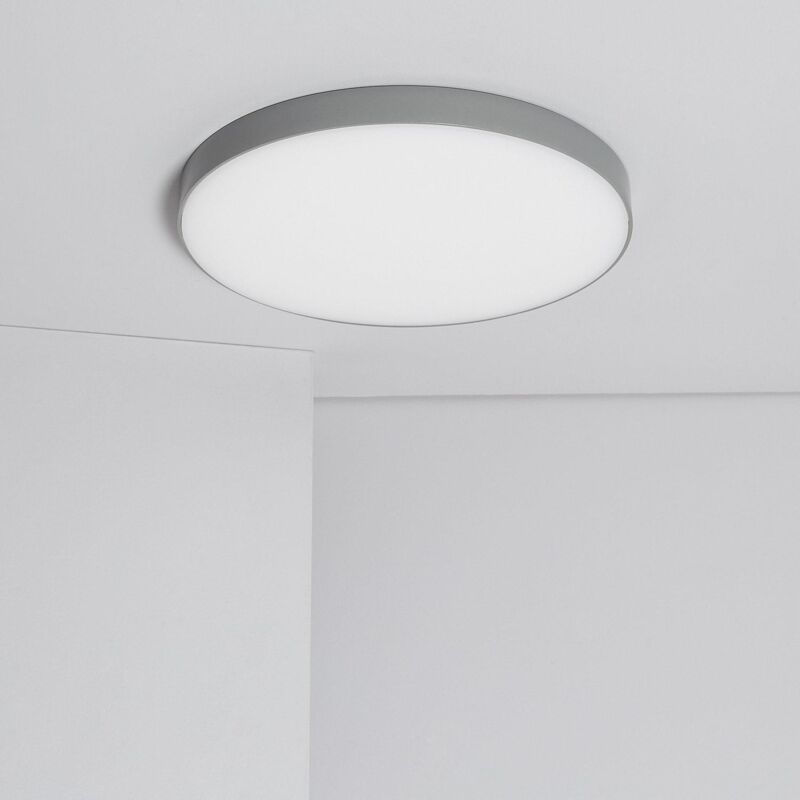 foto del prodotto plafoniera circolare da esterno 929042led 24w 220mm grigio