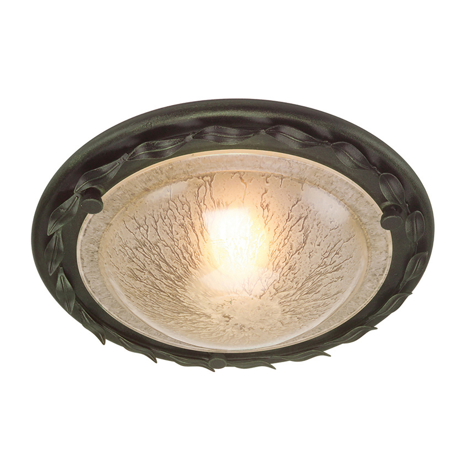 foto del prodotto plafoniera classica in olivia metallo oro 1 luce e27