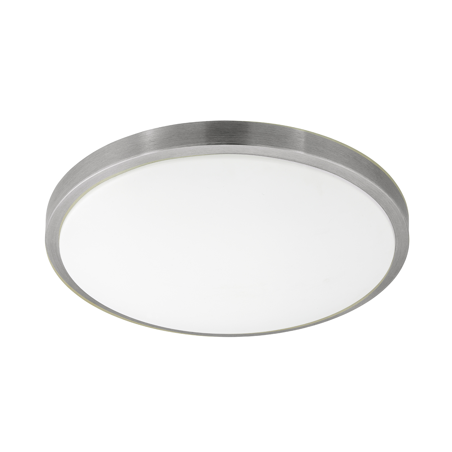 foto del prodotto plafoniera classico competa 1 acciaio bianco luce led integrato 20w