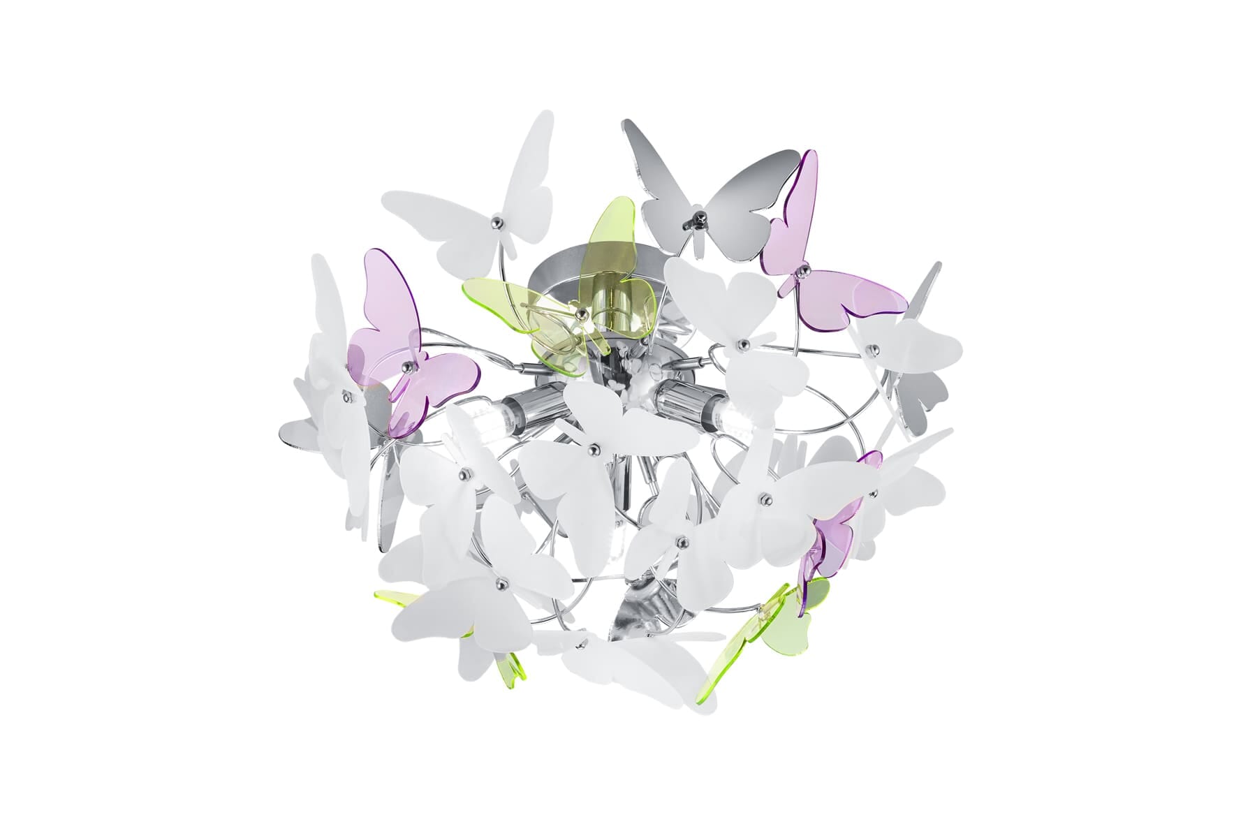 foto del prodotto plafoniera con farfalle butterfly