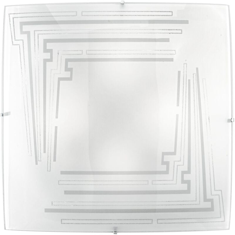 foto del prodotto plafoniera concept in vetro bianco 50 cm. 