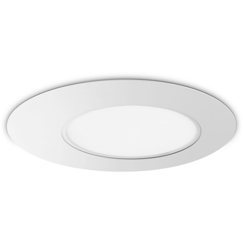 foto del prodotto plafoniera contemporanea iride metallo bianco led integrato 22w 3000k ip20