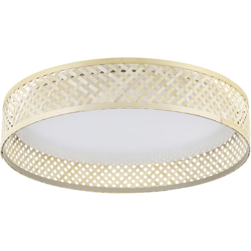 foto del prodotto plafoniera contemporanea luppineria policarbonato bianco luce led integrato 20w
