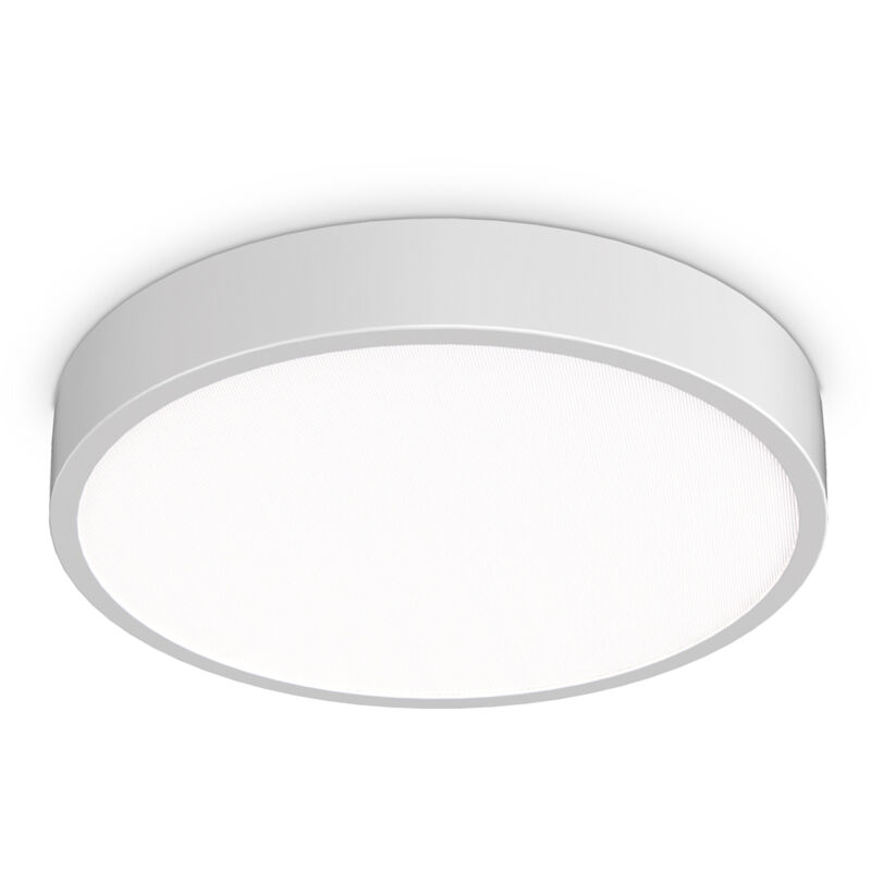 foto del prodotto plafoniera contemporanea ray metallo bianco led integrato 26w 3000k ip44