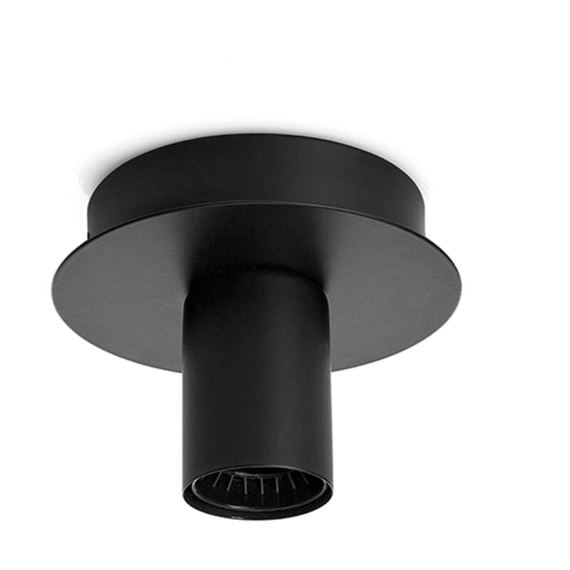foto del prodotto plafoniera contemporanea up and down metallo nero 1 luce e27