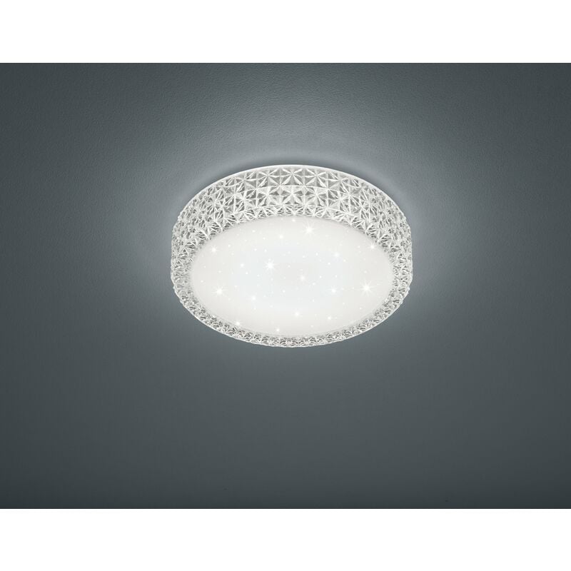 foto del prodotto plafoniera da interno a led in acrilico bianco