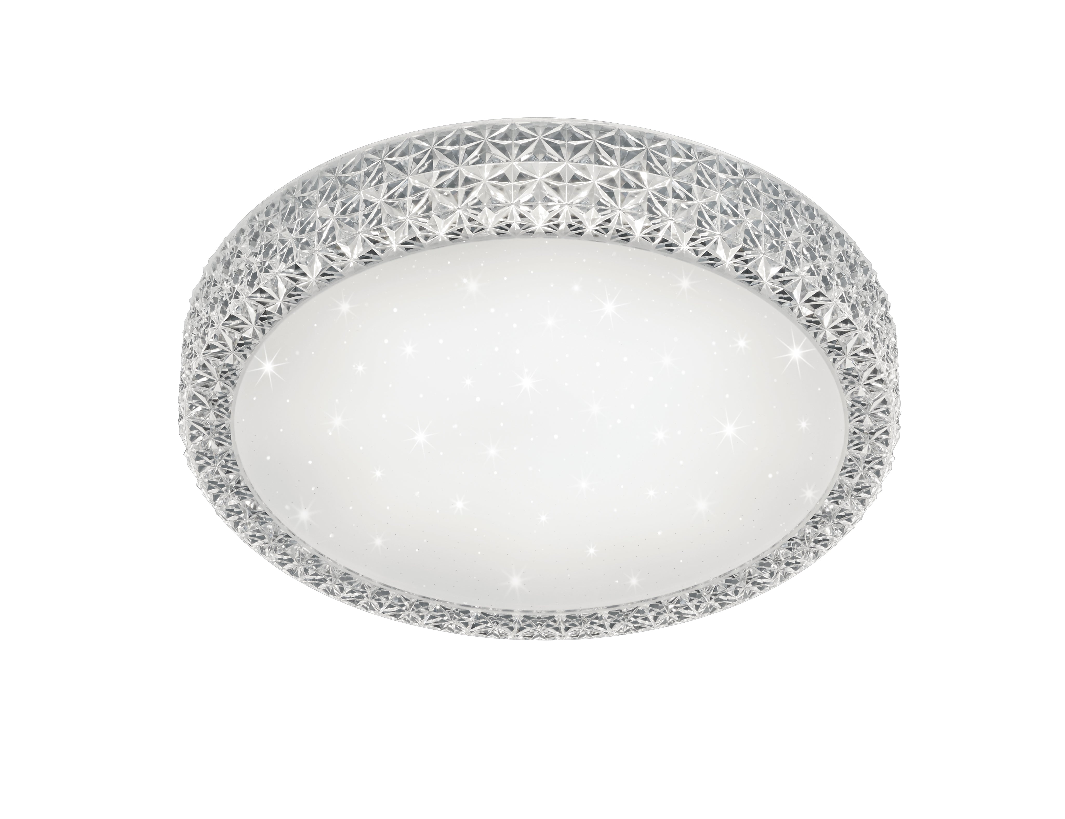 foto del prodotto plafoniera da interno a led in acrilico bianco