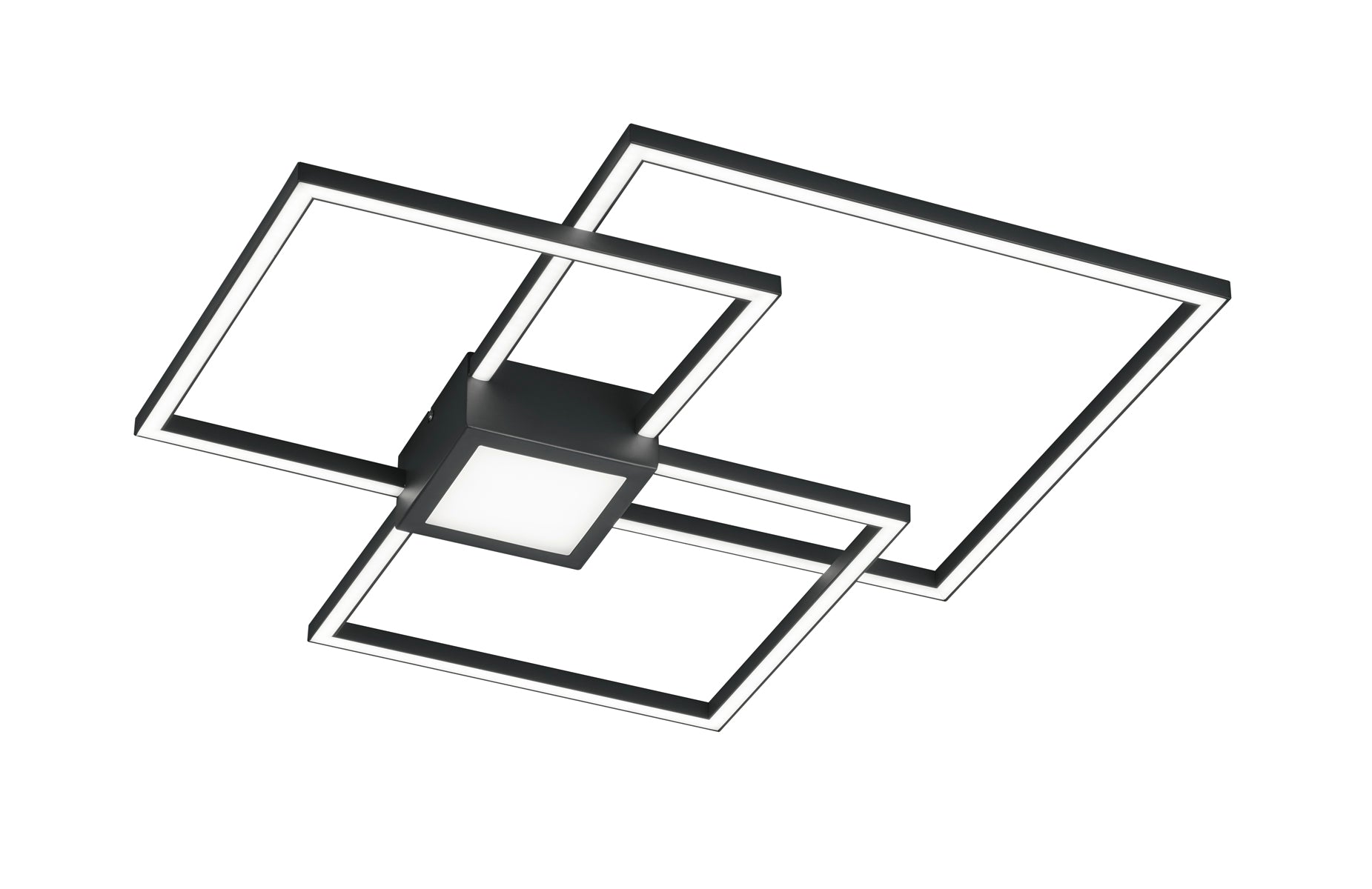 foto del prodotto plafoniera da interno a led in metallo antracite