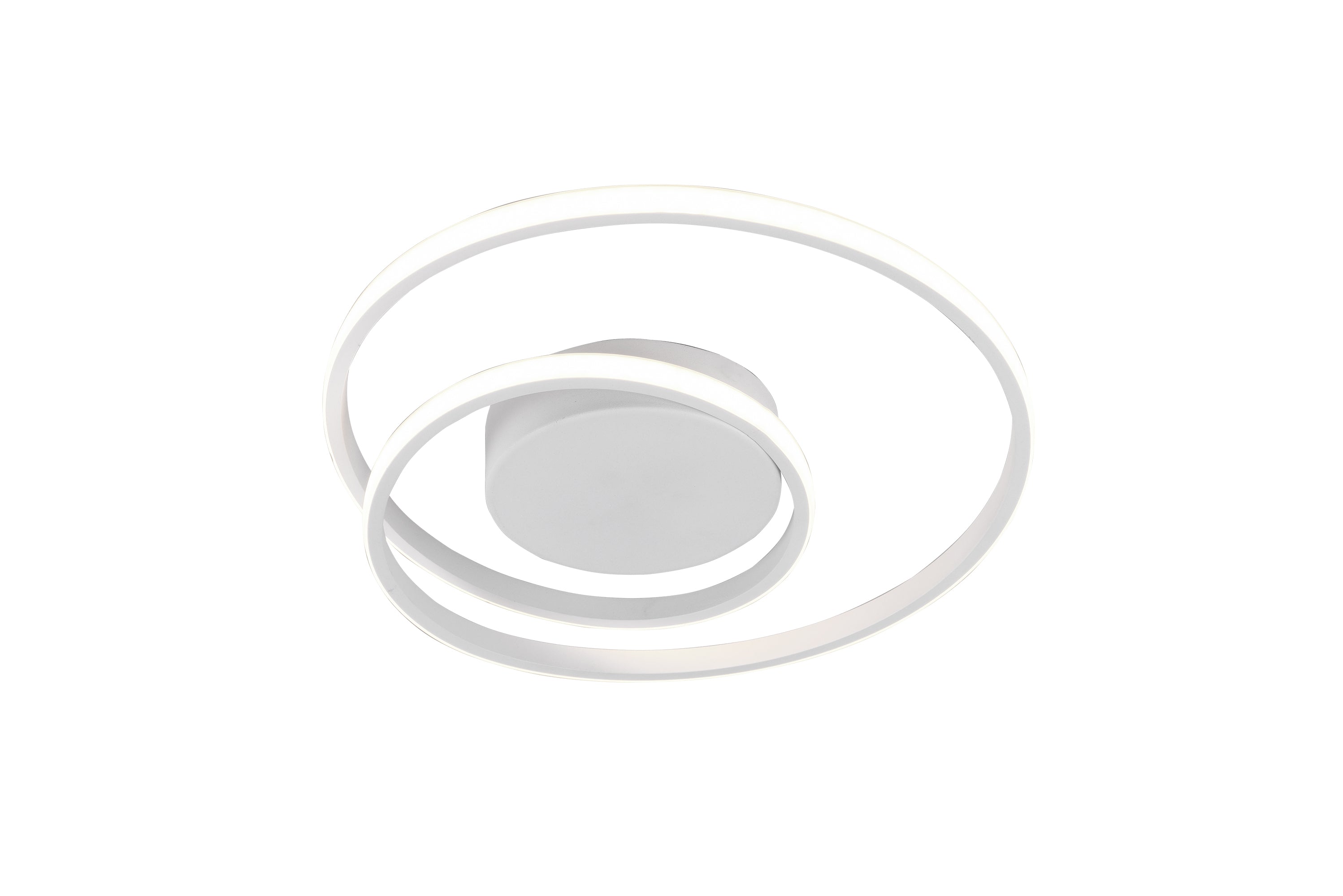 foto del prodotto plafoniera da interno a led in metallo bianco opaco