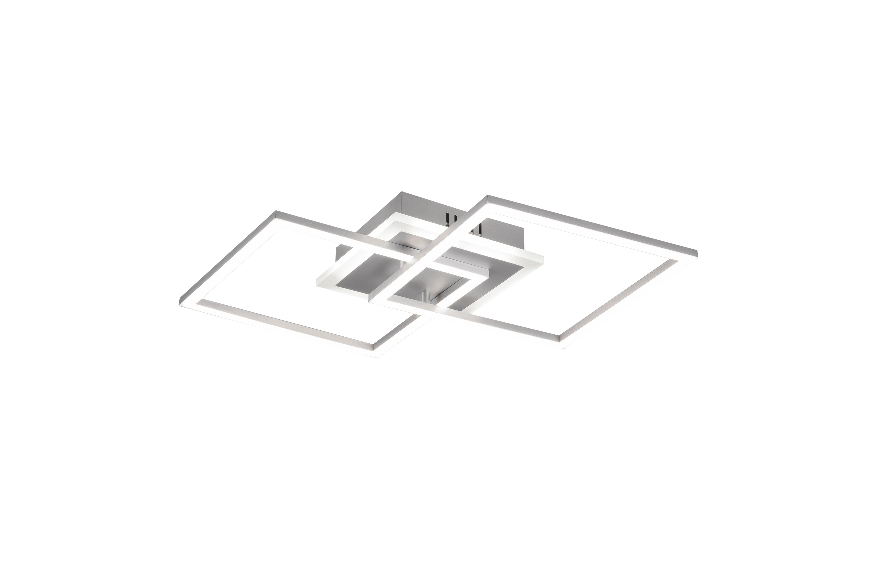 foto del prodotto plafoniera da interno a led in metallo titanio