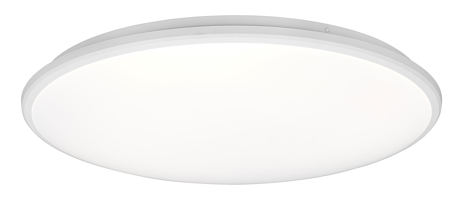 foto del prodotto plafoniera da interno a led in plastica bianco opaco
