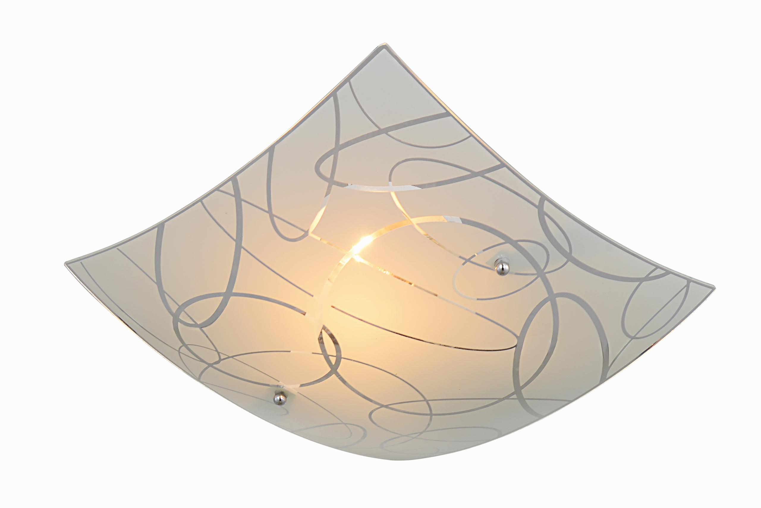 foto del prodotto plafoniera da interno e27 in metallo bianco