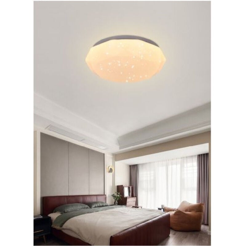 foto del prodotto plafoniera da soffitto 24 w lampadario lampada luce naturale fredda calda bianco caldo trade shop traesio