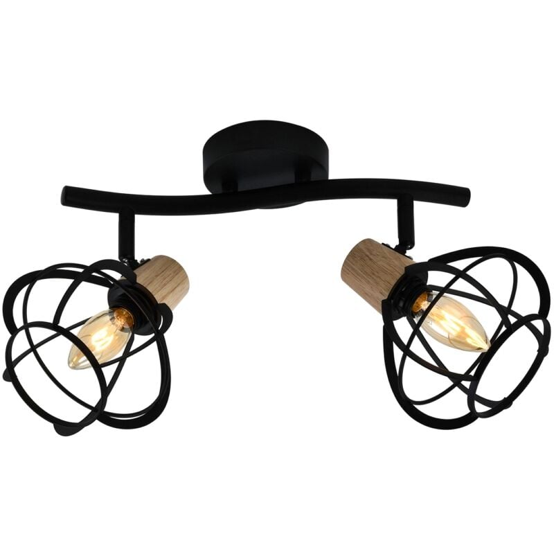 foto del prodotto plafoniera da soffitto onli ginger 2 luci 2xe14
