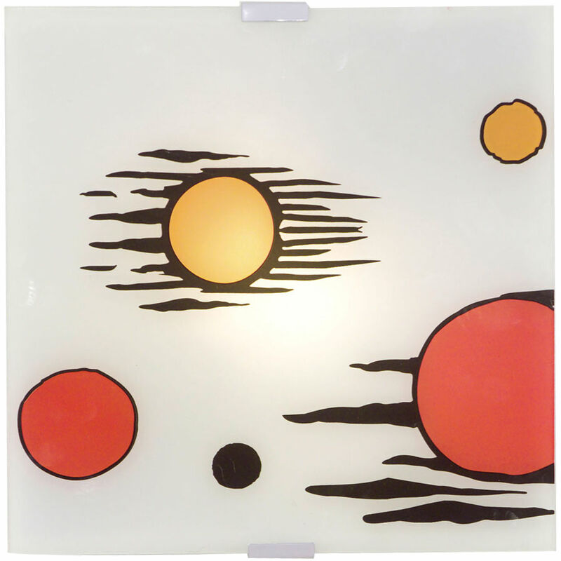 foto del prodotto plafoniera di alta qualit 2 x e14 lampada da parete in vetro per illuminazione eglo 87516o
