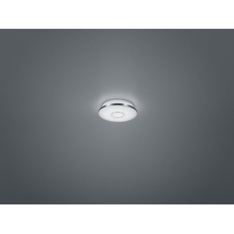 foto del prodotto plafoniera disco led dimmer 12w osaka ø21 cm effetto stelle trio lighting